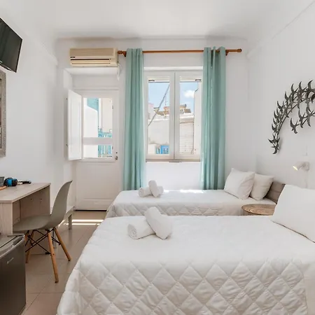 Anchor Yalos - Twin Bed 1 Guest house Mykonos Town